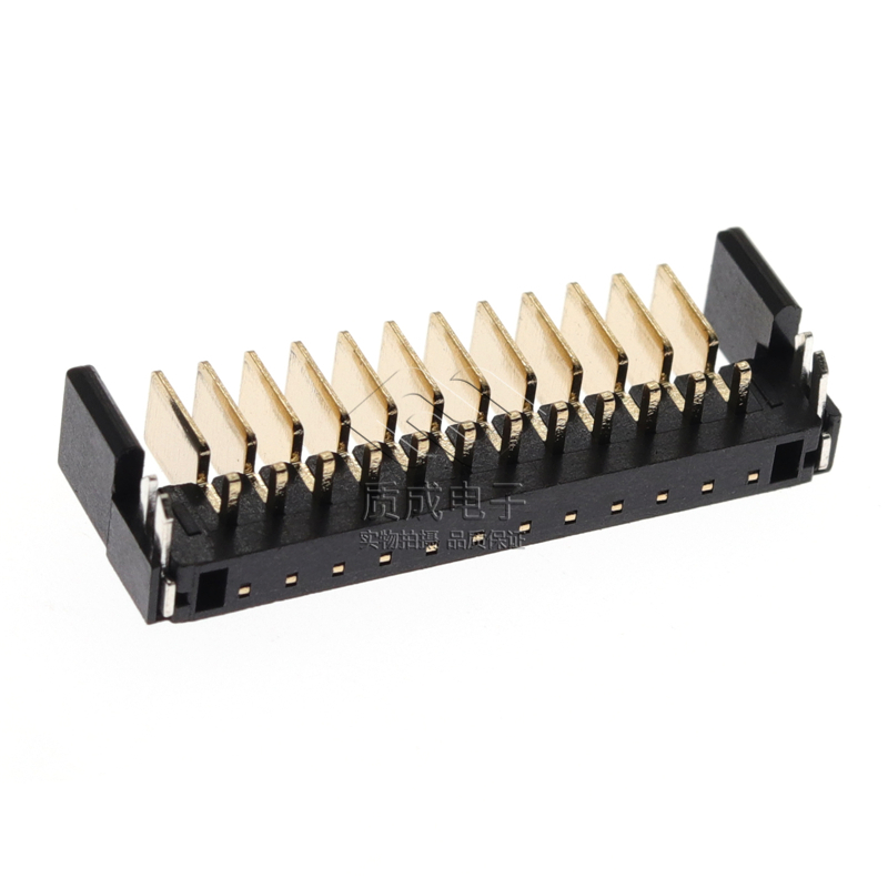 刀片電池連接器公座2.0-12P臥插 ZC-12P20HHC帶魚(yú)叉 運(yùn)動(dòng)相機(jī)