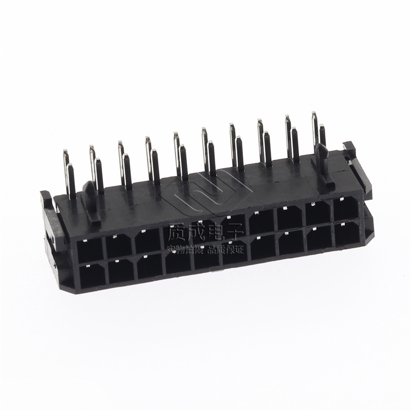 MOLEX端子連接器43045-2000 彎針3.0mm 雙排插件2X10PIN 替代莫仕
