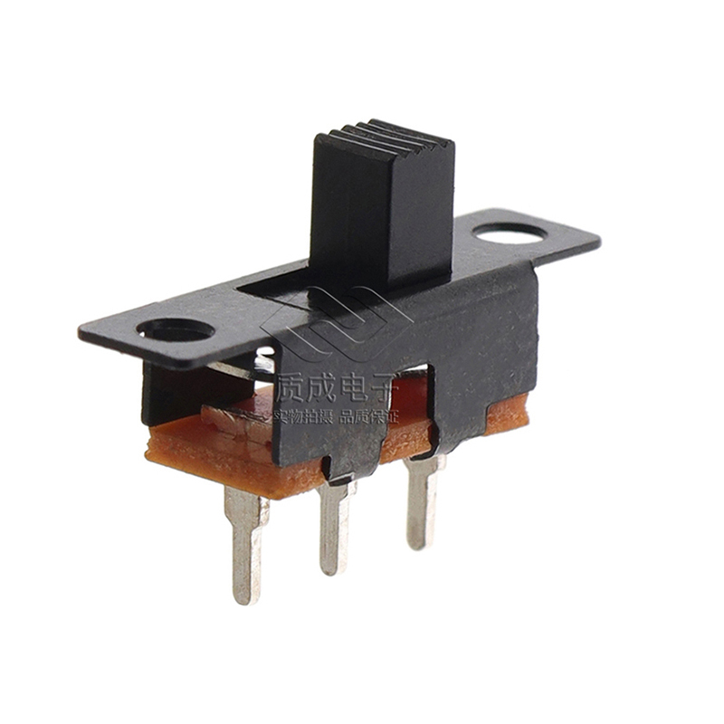 撥動(dòng)開關(guān)單排3腳兩檔SS-12F75立式船型手電筒滑動(dòng)開關(guān)柄高L2-12MM
