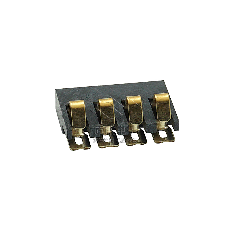 3P 2.0PH塑高1.7H正壓電池彈片連接器
