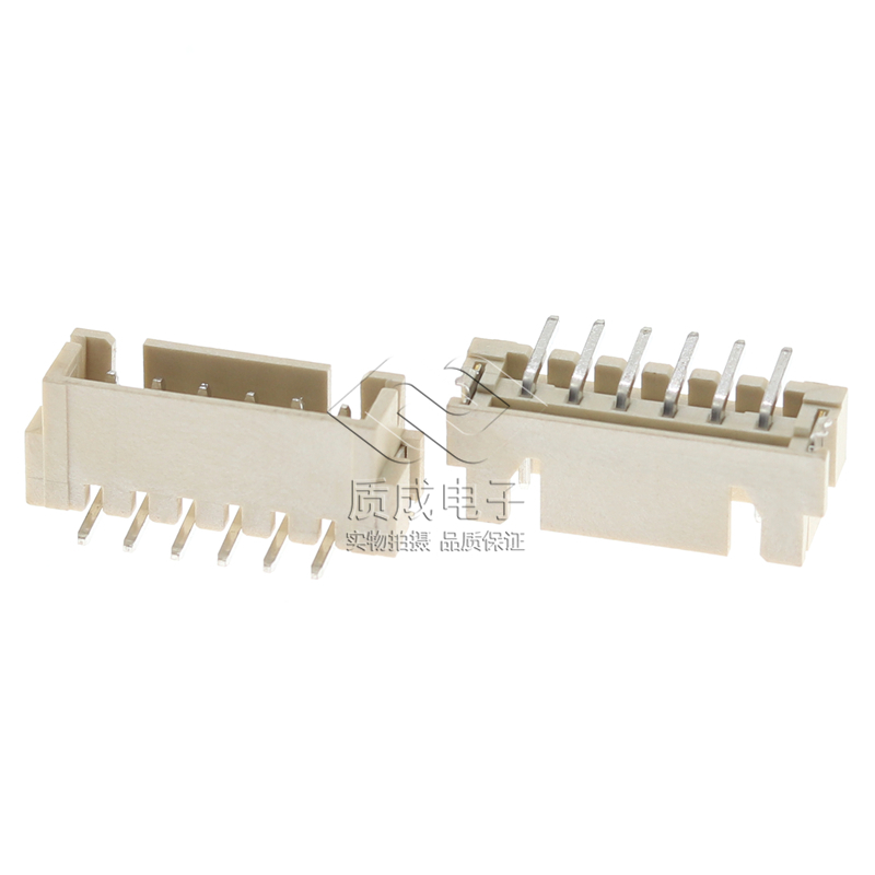 XH2.54-6Pin立貼針座 wafer座子連接器 立式貼片插座A2501LF-6A