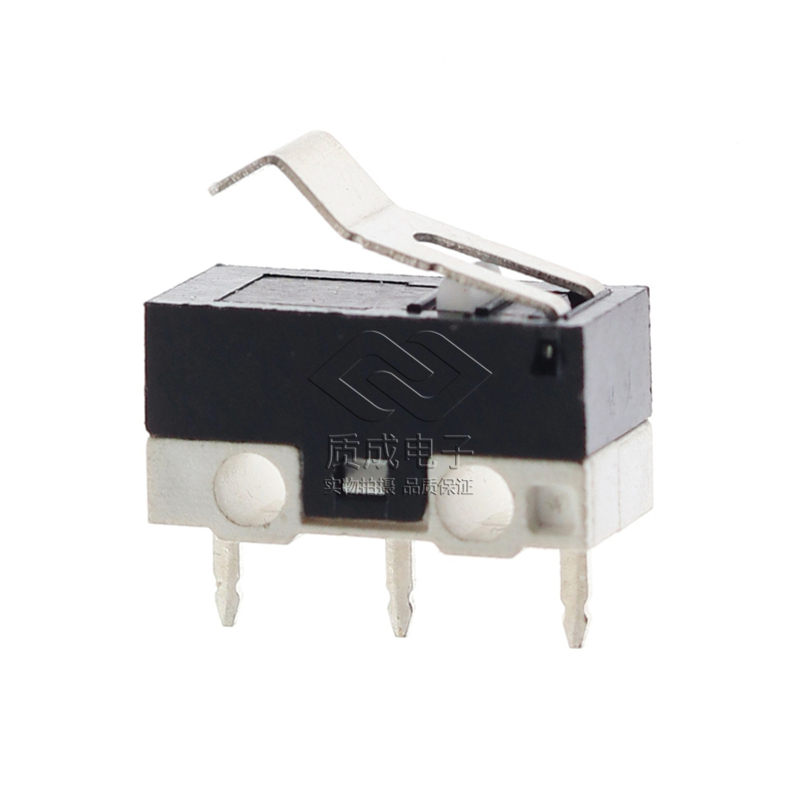 微動(dòng)開(kāi)關(guān)DM-53PW-30-3三腳直插自動(dòng)售貨機(jī)小微動(dòng)開(kāi)關(guān)帶弧形短壓柄