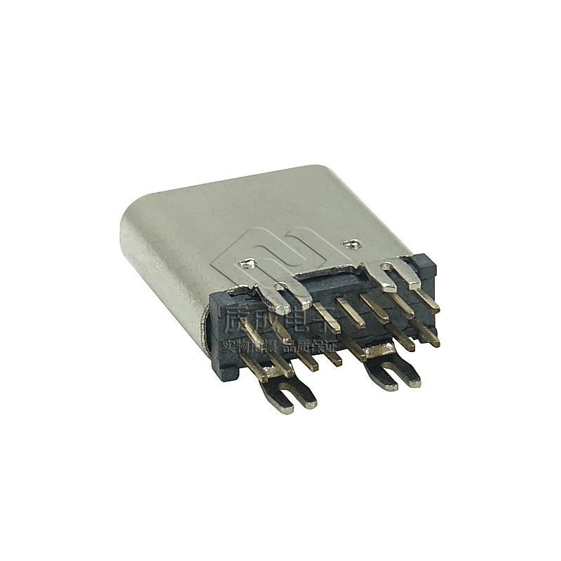 TYPE-C 14PIN 180D SMT 10.0H鍍金1U（2）